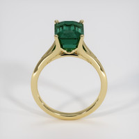 4.50 Ct. Green Sapphire Ring, 18K Yellow Gold 3