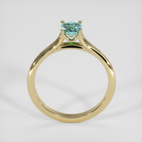 0.65 Ct. Greyish Blue Sapphire Ring, 18K Yellow Gold 3