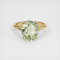 4.74 Ct. Sapphire Ring, 18K Yellow Gold 1