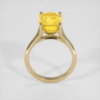 8.04 Ct. Yellow Sapphire Ring, 18K Yellow Gold 3