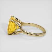 8.04 Ct. Yellow Sapphire Ring, 18K Yellow Gold 4
