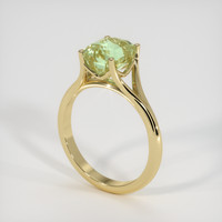 3.16 Ct. Sapphire Ring, 18K Yellow Gold 2