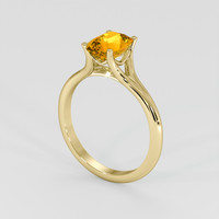 1.66 Ct. Yellow Sapphire Ring, 18K Yellow Gold 2