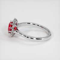 1.38 Ct. Ruby Ring, Platinum 950 4