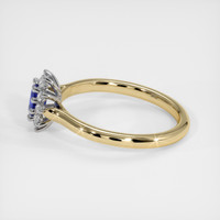 0.46 Ct. Blue Sapphire Ring, 14K White & Yellow 4