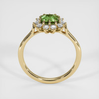 1.08 Ct. Green Sapphire Ring, 14K Yellow Gold 3