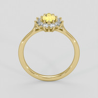0.53 Ct. Yellow Sapphire Ring, 14K Yellow Gold 3