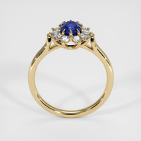 1.10 Ct. Blue Sapphire Ring, 18K Yellow Gold 3