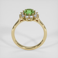 1.54 Ct. Green Sapphire Ring, 18K Yellow Gold 3