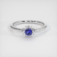 0.44 Ct. Sapphire Ring, Platinum 950 1