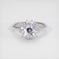 1.29 Ct. Gemstone Ring, Platinum 950 1