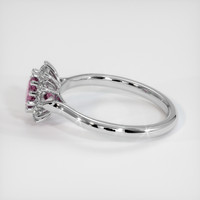 0.88 Ct. Gemstone Ring, Platinum 950 4