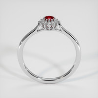 0.30 Ct. Ruby Ring, Platinum 950 3