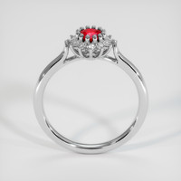 0.41 Ct. Ruby Ring, Platinum 950 3