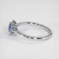 0.70 Ct. Sapphire Ring, Platinum 950 4