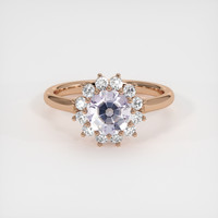 1.29 Ct. Gemstone Ring, 14K Rose Gold 1