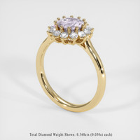 1.29 Ct. Gemstone Ring, 14K Yellow Gold 2