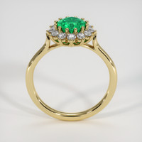 1.19 Ct. Emerald Ring, 18K Yellow Gold 3