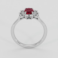 1.03 Ct. Ruby Ring, 10K White Gold 3