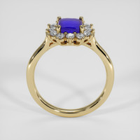 1.00 Ct. Blue Opal Ring, 14K Yellow Gold 3