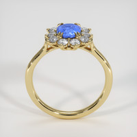 0.95 Ct. Blue Sapphire Ring, 14K Yellow Gold 3