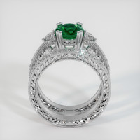 1.23 Ct. Emerald Ring, Platinum 950 3