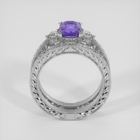 1.60 Ct. Purplish Blue Sapphire Ring, Platinum 950 3