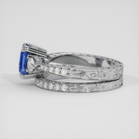 2.37 Ct. Blue Sapphire Ring, Platinum 950 4