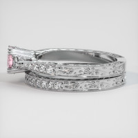 0.48 Ct. Pink Sapphire Ring, Platinum 950 4