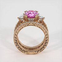 2.32 Ct. Sapphire Ring, 14K Rose Gold 3