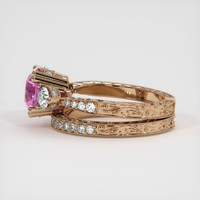 2.32 Ct. Sapphire Ring, 18K Rose Gold 4