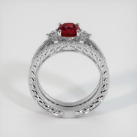 1.55 Ct. Ruby Ring, 10K White Gold 3