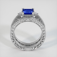2.19 Ct. Blue Sapphire Ring, 14K White Gold 3