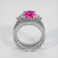 3.18 Ct. Sapphire Ring, 14K White Gold 3