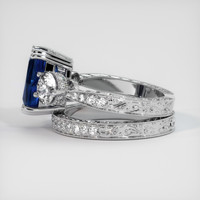 3.87 Ct. Sapphire Ring, 18K White Gold 4