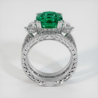 5.59 Ct. Emerald Ring, 18K White Gold 3