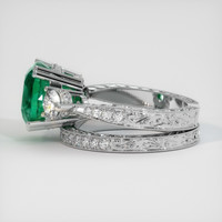 5.59 Ct. Emerald Ring, 18K White Gold 4