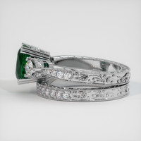 2.44 Ct. Emerald Ring, 18K White Gold 4