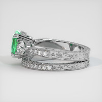 2.63 Ct. Emerald Ring, 18K White Gold 4