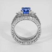 2.37 Ct. Blue Sapphire Ring, 18K White Gold 3
