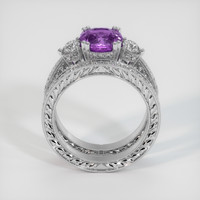 2.06 Ct. Sapphire Ring, 18K White Gold 3