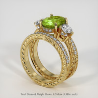 2.52 Ct. Gemstone Ring, 14K Yellow Gold 2