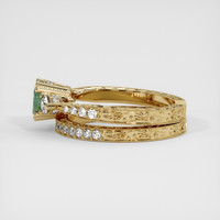1.00 Ct. Sapphire Ring, 14K Yellow Gold 4