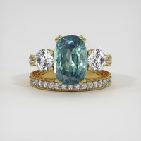 7.47 Ct. Sapphire Ring, 18K Yellow Gold 1