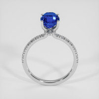 2.04 Ct. Blue Sapphire Ring, Platinum 950 3