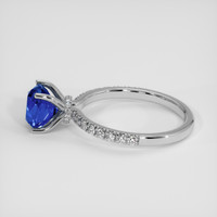 2.04 Ct. Blue Sapphire Ring, Platinum 950 4