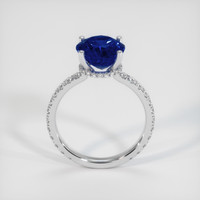 2.59 Ct. Blue Sapphire Ring, Platinum 950 3