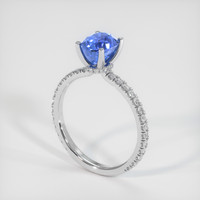 2.68 Ct. Sapphire Ring, Platinum 950 2