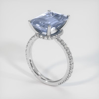 7.02 Ct. Sapphire Ring, Platinum 950 2