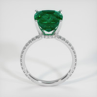 6.53 Ct. Emerald Ring, Platinum 950 3